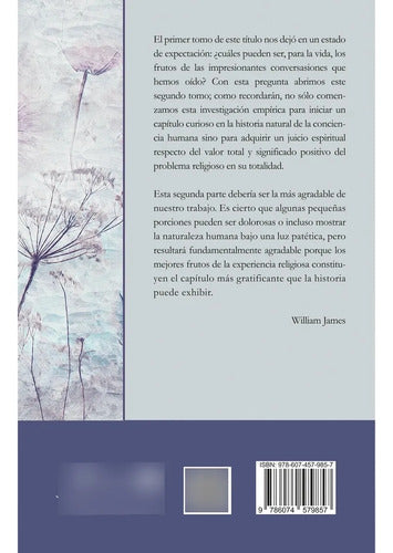 Las Variedades De La Experiencia Religiosa. Estudio De La Naturaleza Humana / Tomo Ii, De William James., Vol. 2. Editorial Prana, Tapa Blanda, Edición 01 En Español, 2025
