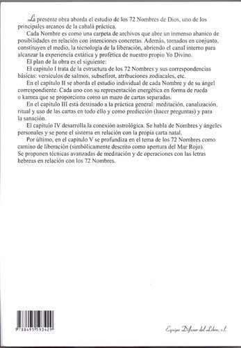 Los 72 Nombres De Dios - Libro Y 84 Cartas