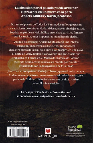 Donde Muere La Luz: La Obsesión Por El Pasado Puede Arruinar El Presente, De Jungstedt Mari. Serie Gotland, Vol. 1. Editorial Maeva Ediciones, Tapa Blanda, Edición 1 En Español, 2024
