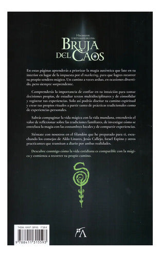 Hechizos Y Rituales De Una Bruja Del Caos, De Skuld, Sére., Vol. 1. Editorial Arcopress, Tapa Pasta Blanda, Edición 1 En Español, 2024