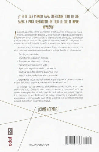 Libro Codigo De Las Mentes Extraordinarias - Vishen Lakhiani