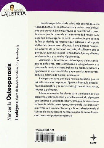 Vencer La Osteoporosis  -ana Maria Lajusticia - Edaf