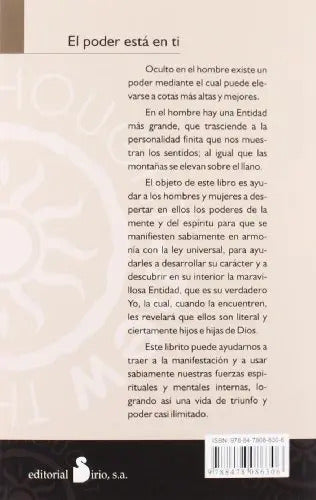 El Poder Está En Ti.