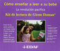Cómo Enseñar A Leer A Su Bebé Kit De Lectura De Glenn Doman