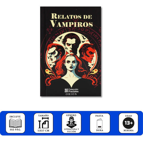 Libro Relatos De Vampiros - De Varios, Vol. 1. Editorial Emu, Tapa Dura (2025)