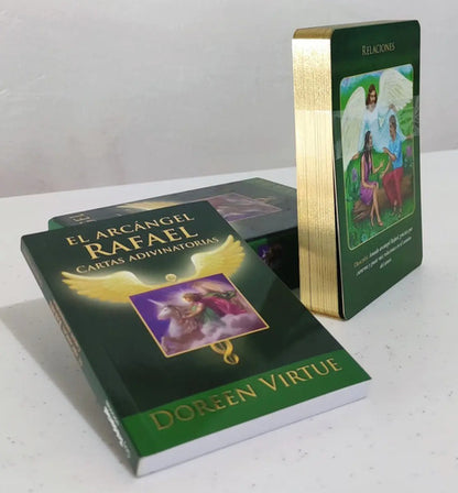 Arcángel Rafael. Cartas Oráculo - Libro + Cartas . Original