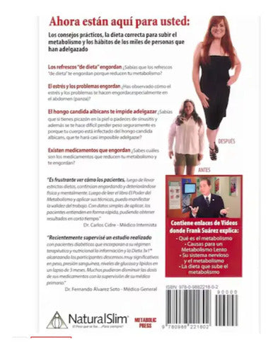 El Poder Del Metabolismo ( Nueva Edición ) - De Frank Suárez