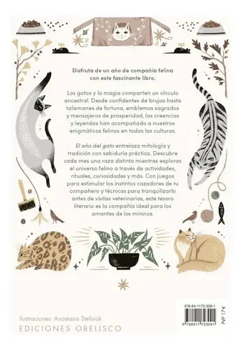 Libro El Año Del Gato, De Davies, Alison, Vol. Sin Volumen. Editorial Ediciones Obelisco, Tapa Dura (2025)