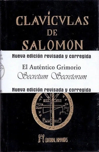 Clavículas De Salomón - Original, Tapa Dura Terciopelo Negro