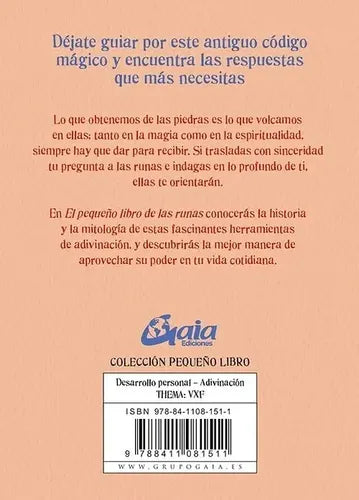 Pequeño Libro De Las Runas, De Madeleine Du Frayne. Editorial Gaia Ediciones, Edición 1 En Español, 2025
