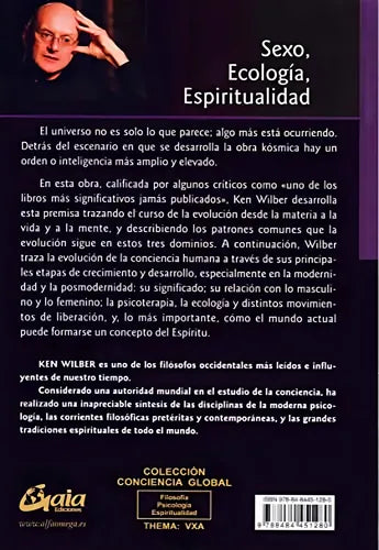 Sexo, Ecología, Espiritualidad, De Wilber, Ken. Editorial Gaia Ediciones, Tapa Pasta Blanda En Español, 2005