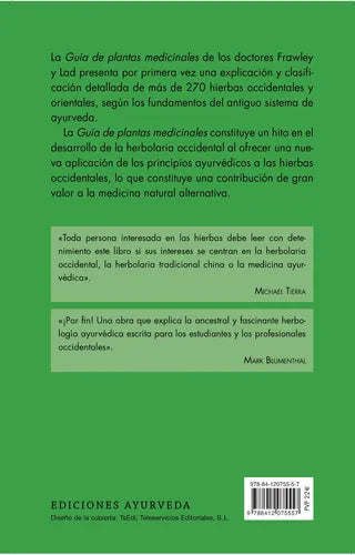 Guía De Plantas Medicinales - David Frawley Y Vasant Lad