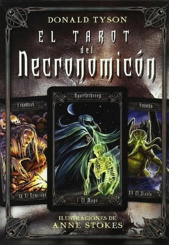 El Tarot Del Necronomicón - Kit : Libro, Cartas Y Bolsa