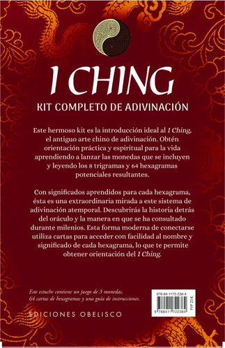 Libro I Ching. Kit Completo De Adivinación, De Emily Anderson. Editorial Obelisco (2025)