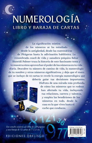 Libro Numerología, De Sahar Huneidi Palmer. Editorial Obelisco, Tapa Blanda (2025)