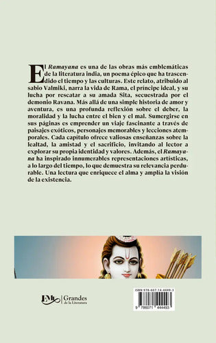 Libro Ramayana, Valmiki, Col. Grandes De La Literatura, De Valmiki. Editorial Editores Mexicanos Unidos (emu), Tapa Blanda (2025)