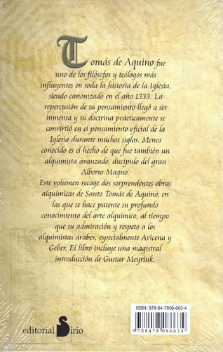 Tratado De La Piedra Filosofal Y Sobre Arte De La Alquimia