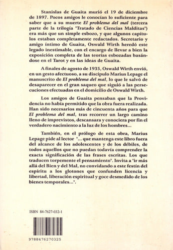 El Problema Del Mal - Tratado De Ciencias Malditas
