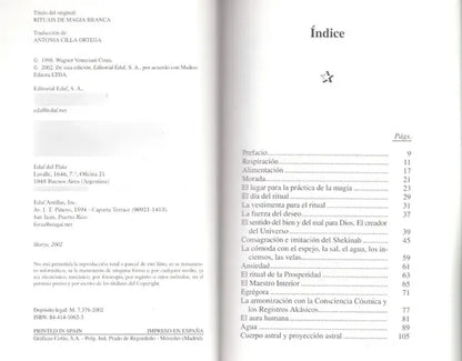 Libro Rituales De Magia Blanca