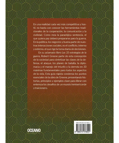 Guia Rapida De Las 33 Estrategias De La Guerra (segunda Edición ) De Robert Greene - Editorial Océano